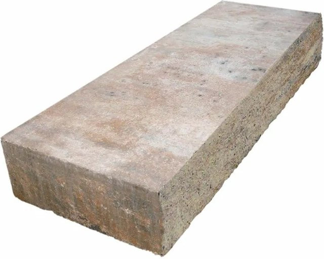 Diephaus Blockstufe Maximo Muschelkalk B/T/H: 112,5 x 34,5 x 15 cm - Bild 1