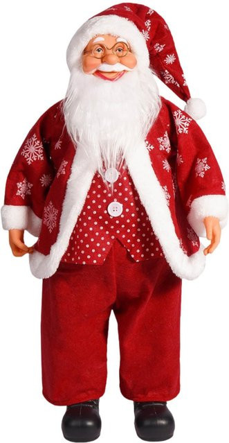 Weihnachtsmann-Puppe als Weihnachtsfigur zur Tischdekoration für Innen- und Außenbereich - Bild 1