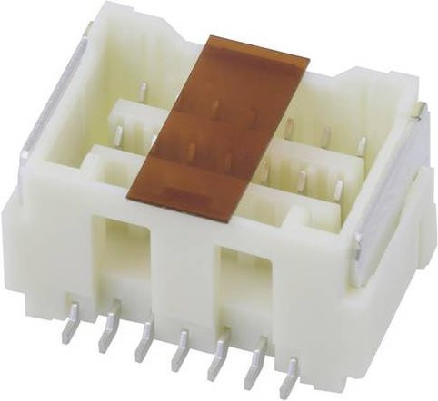 Molex Einbau-Buchsenleiste Standard 503154-1490 Tape on Full reel in Weiß - Bild 1