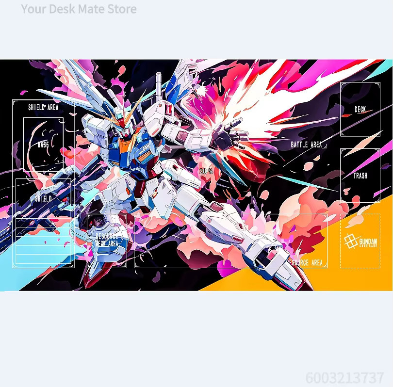 Bandai Gundam Einhorn Kartenmatte, Gummi, Bunt - Bild 2