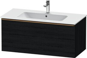 Duravit Waschtischunterschrank D-Neo, Wandhängend, Schwarz, B: 101 cm, T: 46,2 cm, H: 44 cm - Bild 1