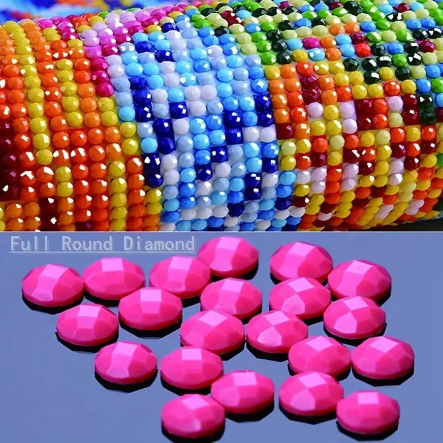 KAYOU 5D-Diamant-Malerei-Set Engel mit runden Wasser-Diamanten in Multicolour zur Wanddekoration - Bild 1