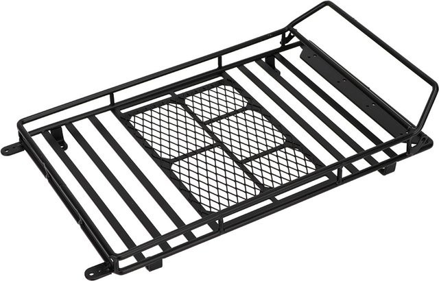 Igeteck RC Auto Dachträger Gepäckträger Ablage, Zubehör, Metall, Schwarz - Bild 1