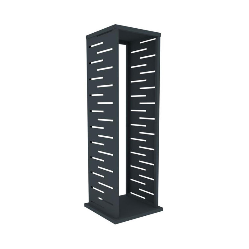 Westmann Kaminholzregal Luma Grid Anthrazit B/T/H: 38 x 38 x 112 cm - Bild 3