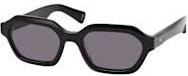 MESSYWEEKEND ARO MW Sonnenbrille, Rechteckig, Vollrand, Unisex, Black, Grey - Bild 1