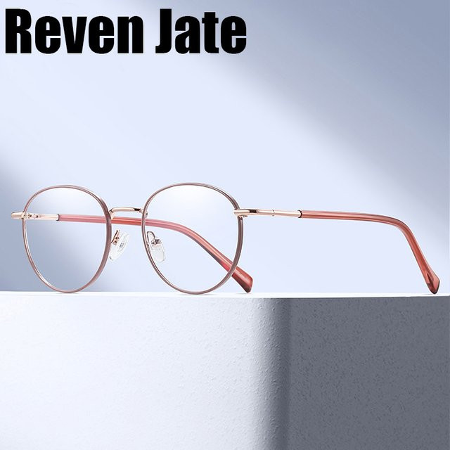 Reven Jate 81565 Korrektionsbrille, Vollrand, Rund, Metall, transparent, Damen - Bild 1
