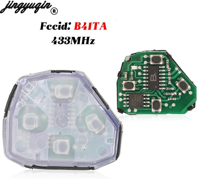Jingyuqin Smart Remote Autoschlüssel 433MHz für Toyota Prius Hilux Etios Vios Yaris Innova Sw4 Camry B41TA - Bild 1