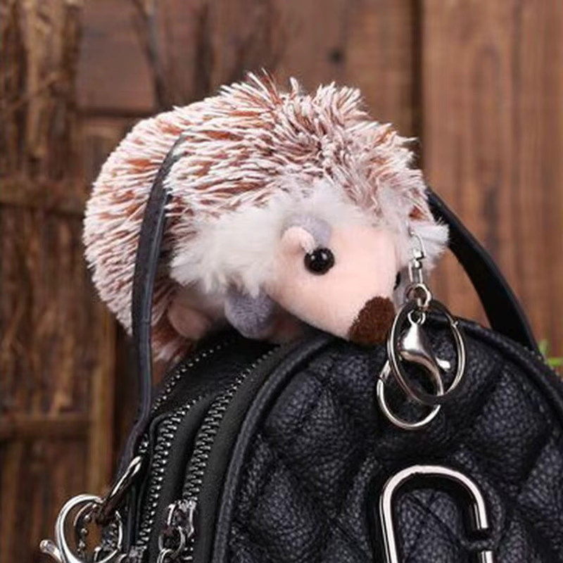 JINHF Schlüsselanhänger Plüsch-Igel, 10 cm, Unisex - Bild 3