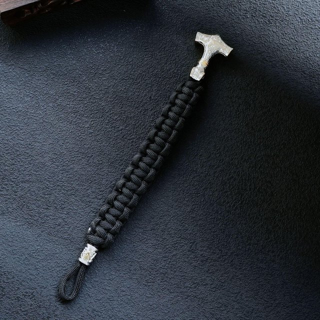 Pickerr Armband Thors Hammer, Leder, Schwarz, Herren - Bild 1