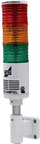 Schabus OFFICE Luftgütesensor zur Detektion von Kohlendioxid, netzbetrieben, multicolour - Bild 1