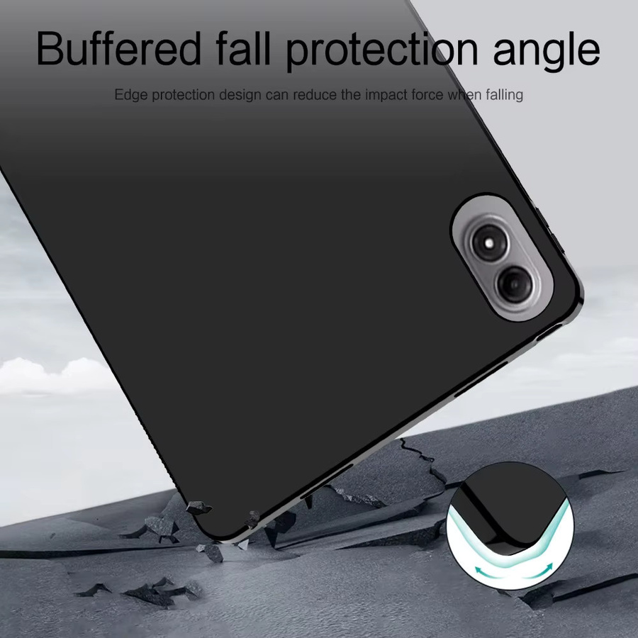Xiaomi Schutzhülle für Redmi Pad 2 Pro 12,1 Zoll in Schwarz aus weichem Silikon TPU mit Airbag-Schutz - Bild 5