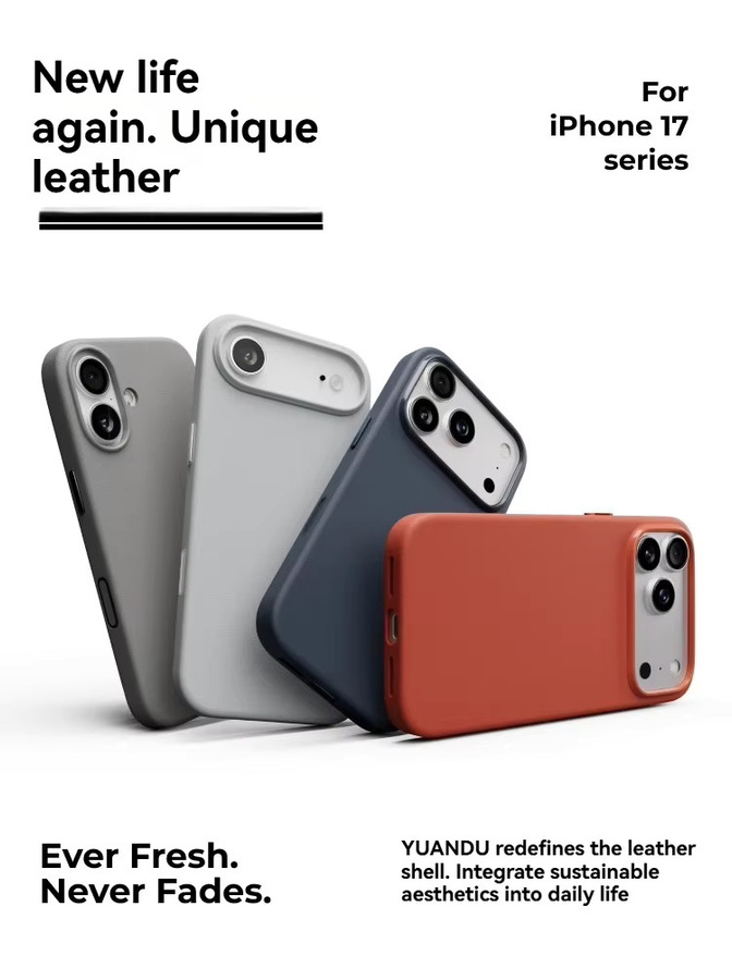 Apple Lederetui für iPhone 17 Pro Max, iPhone 16, iPhone 15, iPhone 14, iPhone 13 Pro mit MagSafe Magnetischem Kabellosem Laden in Braun - Bild 2