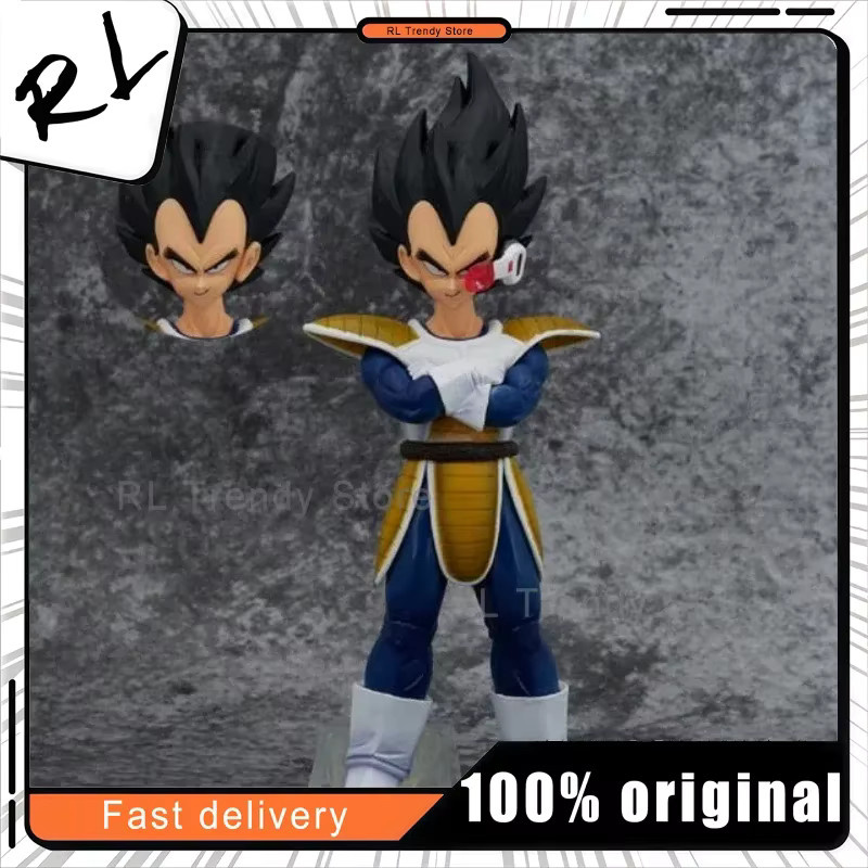 Bandai Dragon Ball Vegeta mit Scouter Standing Pose, Anime Figur Modell Statue, 24 cm - Bild 2