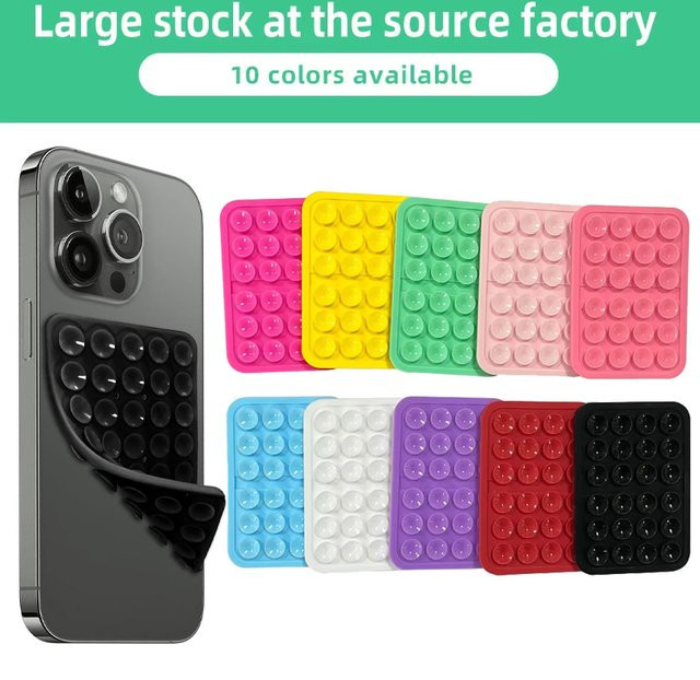 Ojeleye Multifunktionale Silikon Saugmatte für dein Telefon in Transparent mit Anti-Slip Saugnapf-Funktion - Bild 1
