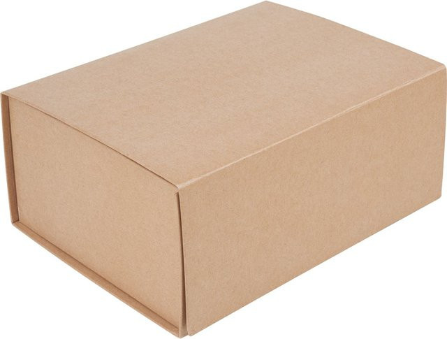 VBS Faltschachtel mit Magnetverschluss in Beige und Braun, B/T/H: 18,5 x 12,0 x 25,0 cm - Bild 1