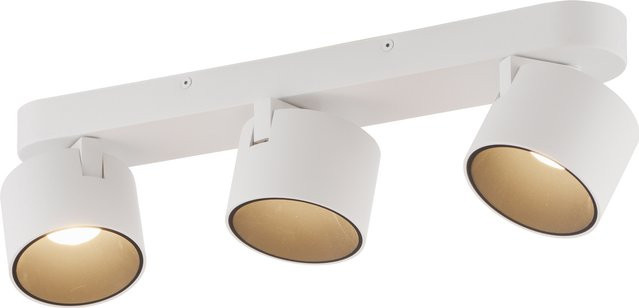 Paul Neuhaus PURE Cup 3-flammiger LED-Deckenstrahler in Weiß, dimmbar, warmweiß (2700K) - Bild 1