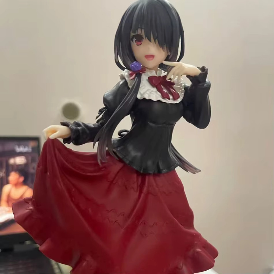Bandai Date A Live Tokisaki Kurumi, Anime-Figur, Mädchen im roten Kleid, 18cm - Bild 5
