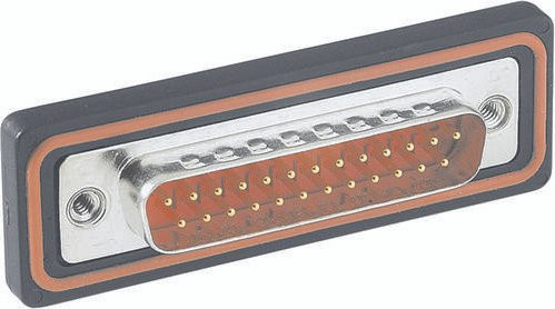 HARTING Steckverbinder 09 67 515 9675 Polzahl: 15 Löten, Schwarz - Bild 1