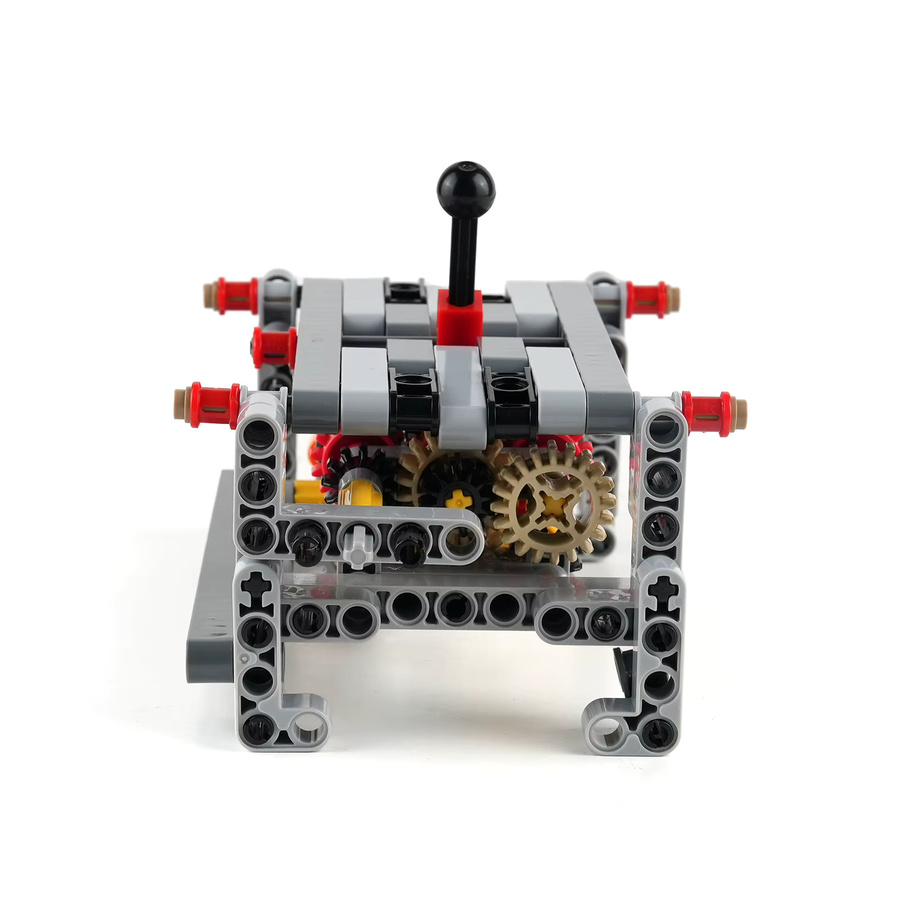 stemedu MOC 5-Gang-Getriebe mit Rückwärtsgang-Technologie, Bausteine Getriebemodell - Bild 2