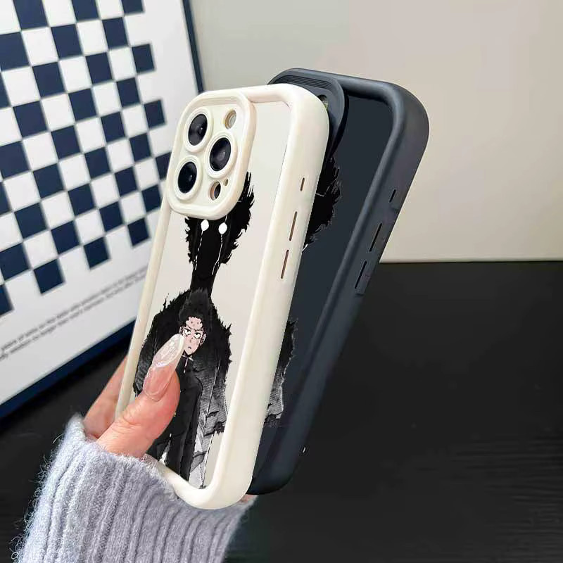 Mob Psycho 100 Silikonhülle für Apple iPhone 11 bis 17 Pro Max mit Augen-Ladder-Design - Bild 2
