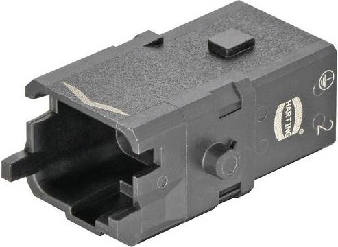 Harting Crimpanschluss Einsätze aus Kunststoff in Schwarz 09100033206 - Bild 1
