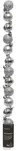 Decoris Christbaumschmuck Kugel Silber Durchmesser: 3 cm - Bild 1