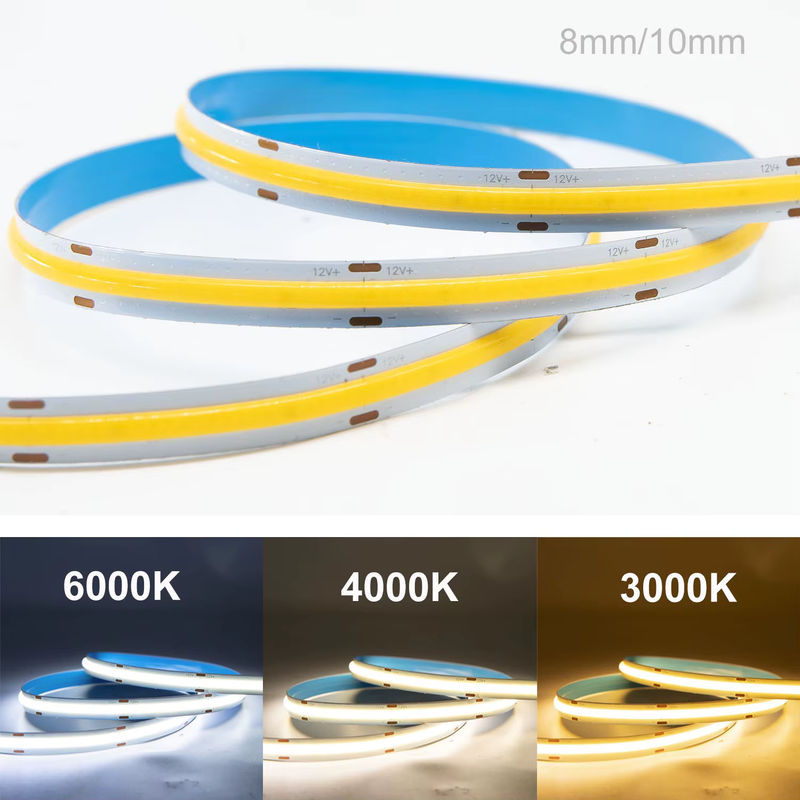 DENGKOO COB LED Streifen Lichtleiste Flexible Lineare Beleuchtung RA90 Warmweiß - Bild 3