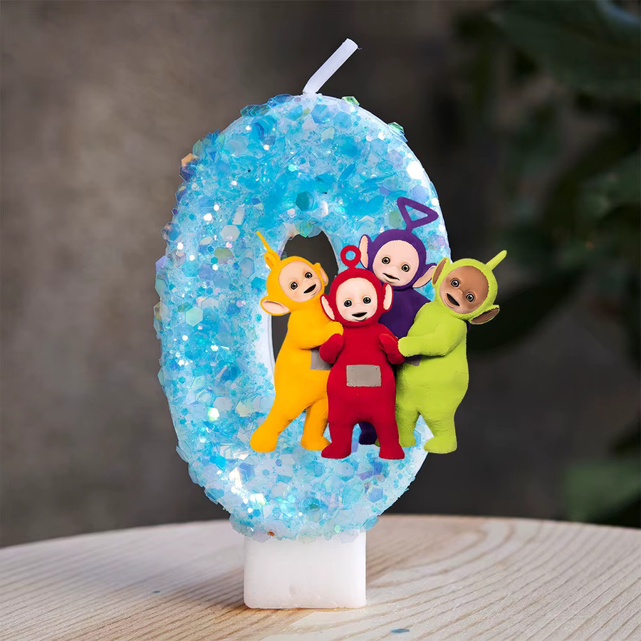 Bandai Teletubbies Deko-Tortenkerze, Party-Zubehör - Bild 1
