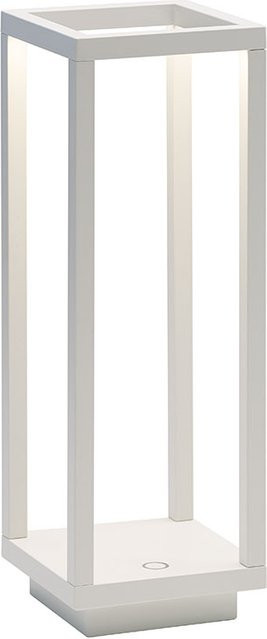 Zafferano Home Pro LED-Akkuleuchte in Weiß aus Aluminium mit dimmbarer warmweißer Lichtfarbe (3000K) - Bild 1