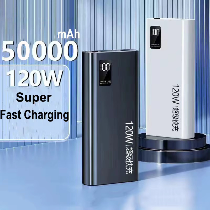 Power Bank 50000 mAh mit 120 W PD Superschnellladung in Schwarz - Bild 3