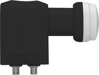 TechniSat Universal-Twin-LNB Digital-LNB mit 2 Legacy-Ausgängen in Schwarz, Feed-ø 40 mm - Bild 1