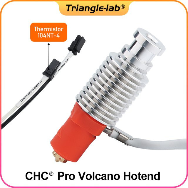 Triangle Lab chc Pro Vulkan Hotend mit Hochleistungs-Keramik-Heizkern für Ender 3 und CR10 in Silber - Bild 1