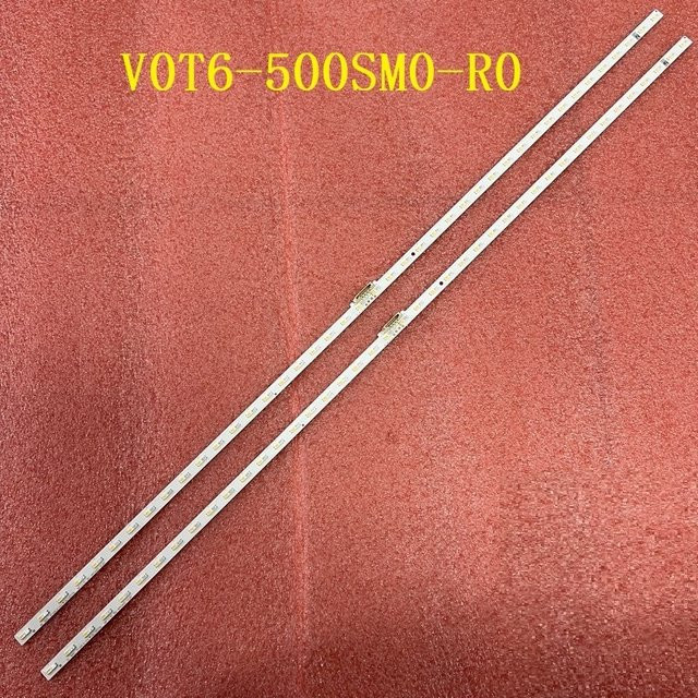 2er Set LED Streifen für Samsung TV Modelle V0T6-500SM0-R0 BN96-50382A QA50Q60TA QE50Q60TA QN50Q60TAFXZA QN50Q6DTAF QN50Q60TAFXZA UN50TU700DFXZA in Weiß - Bild 1