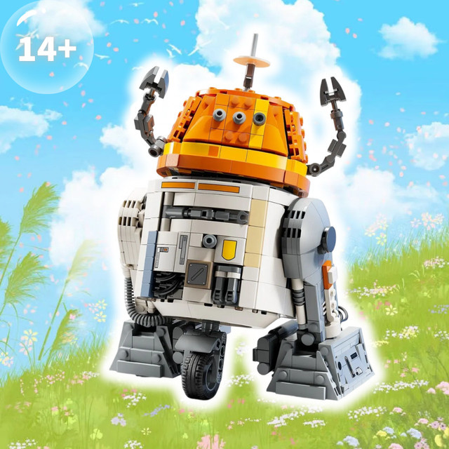 Hot Toys Star Wars Astromech-Droide Chopper, Baukasten, 1.039 Teile, ab 14 Jahren - Bild 1