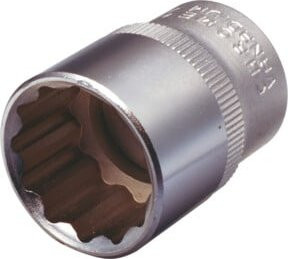KS Tools 1/2 Zoll 12-kant-Stecknuss in Silber, 12 mm - Bild 1