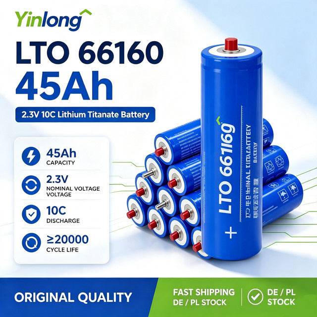 Yinlong LTO 66160 Lithium-Titanat-Batterie 2,3V 45Ah für Solarsysteme und Auto-Audiosysteme - Bild 1