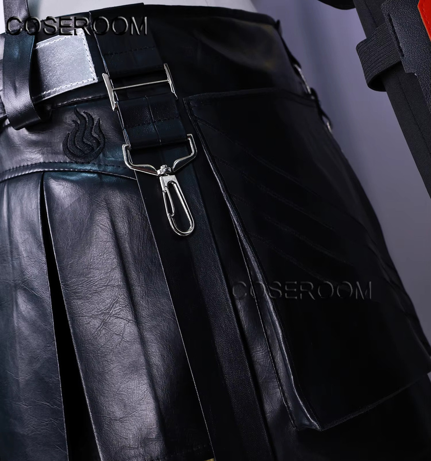 COSEROOM FF VII Tifa Cosplay Kostüm Perücken Set, Outfit Kleid - Bild 3