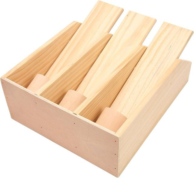 OutsideWorld Hunde Puzzle Futtersuchspielzeug, Holz, beige - Bild 1