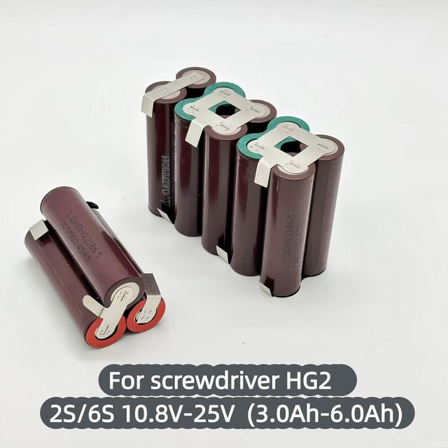 HG218650 Lithium-Ionen-Ersatzakku mit 3000 mAh bis 6000 mAh für Bohrmaschinen und Akkuschrauber - Bild 1