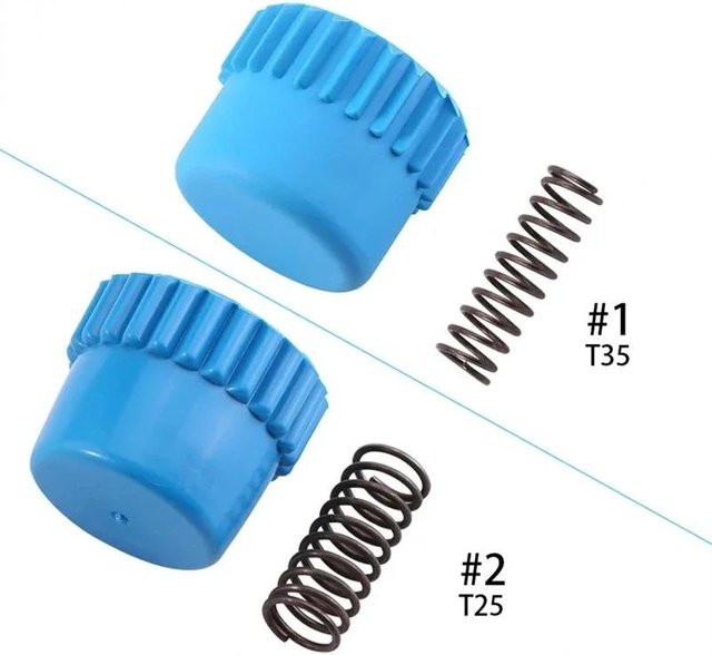 Husqvarna Nylon-Trimmerkopf T25 T35 mit Tippautomatik in Blau als Ersatzteil-Set für Rasentrimmer und Gartengeräte - Bild 1