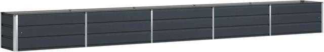 vidaXL Pflanzkübel aus verzinktem Stahl in Anthrazit, B: 480 cm, T: 50 cm, H: 45 cm - Bild 1
