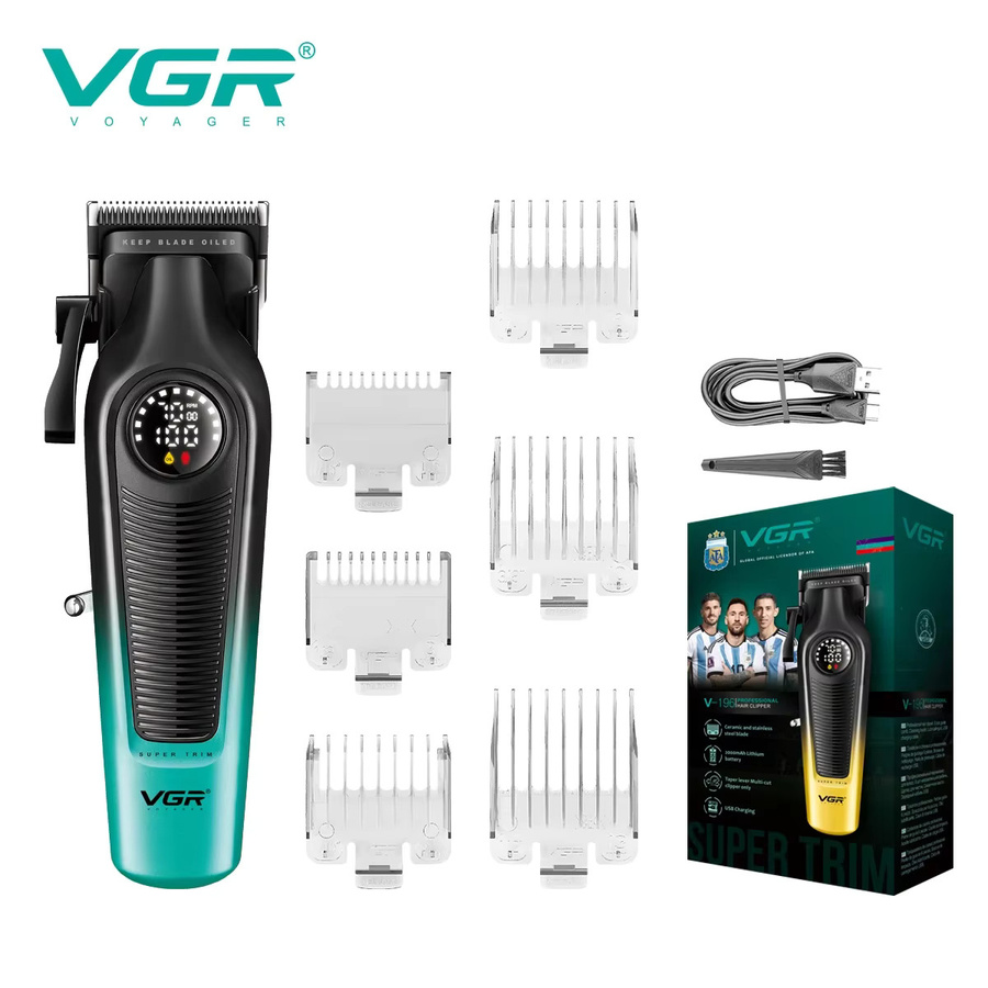 VGR V196 Haarschneidemaschine für Herren, grün - Bild 4