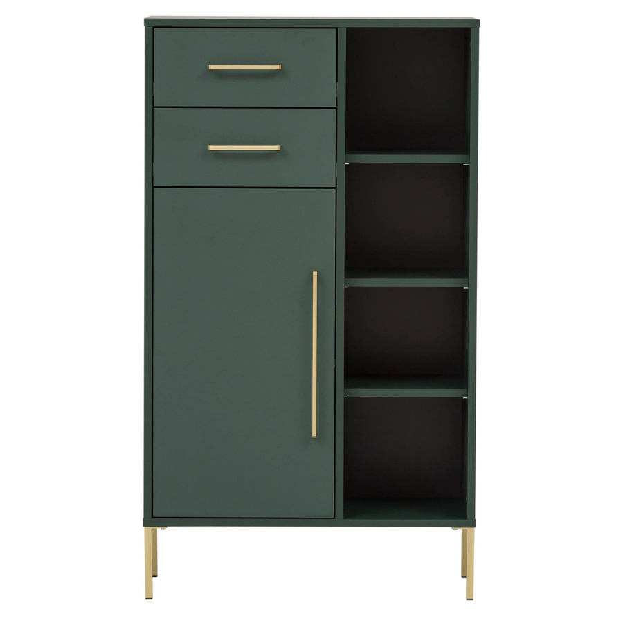 Schildmeyer Highboard Kent Badschrank in Grün, B/T/H: 67,1 x 33,1 x 117,4 cm - Bild 2