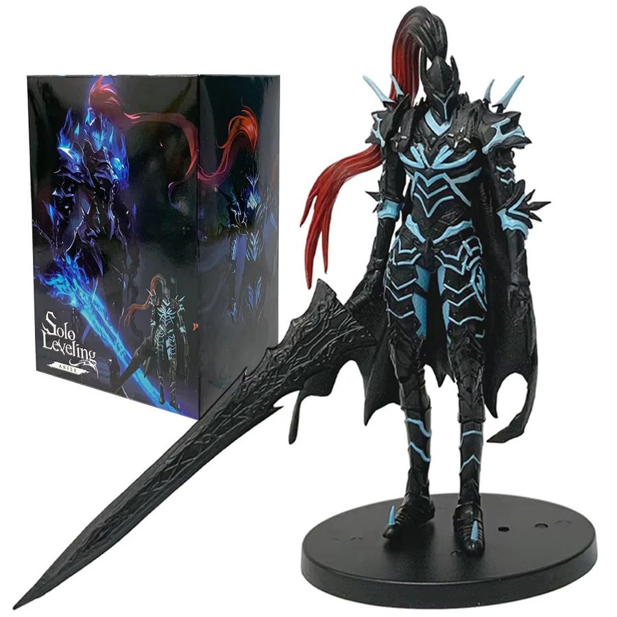 Solo Leveling Sung Jinwoo Actionfigur als Bloodred Knight Commander Modell in Schwarz - Bild 2
