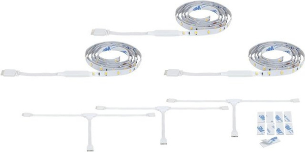 Paulmann LED-Streifen-Erweiterung MaxLED Stair Warmweiß, 3 x 1 m