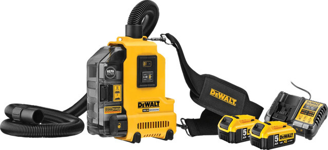 DeWalt DWH161N-XJ Akku Starterset mit 2x 5,0 Ah Akkus in Gelb - Bild 1