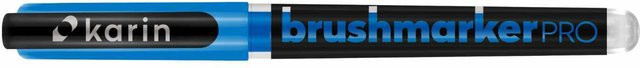 karin Brushmarker PRO Neon Violet Blue Marker mit Nylon-Pinselführung - Bild 1