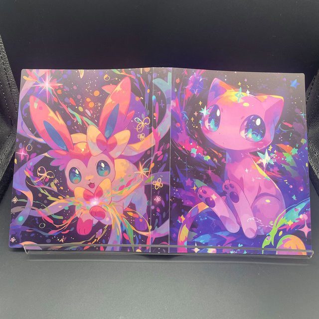 Bandai Pokémon Mew Eevee Sammelkartenalbum, für 240 Karten, mattierte Oberfläche - Bild 1