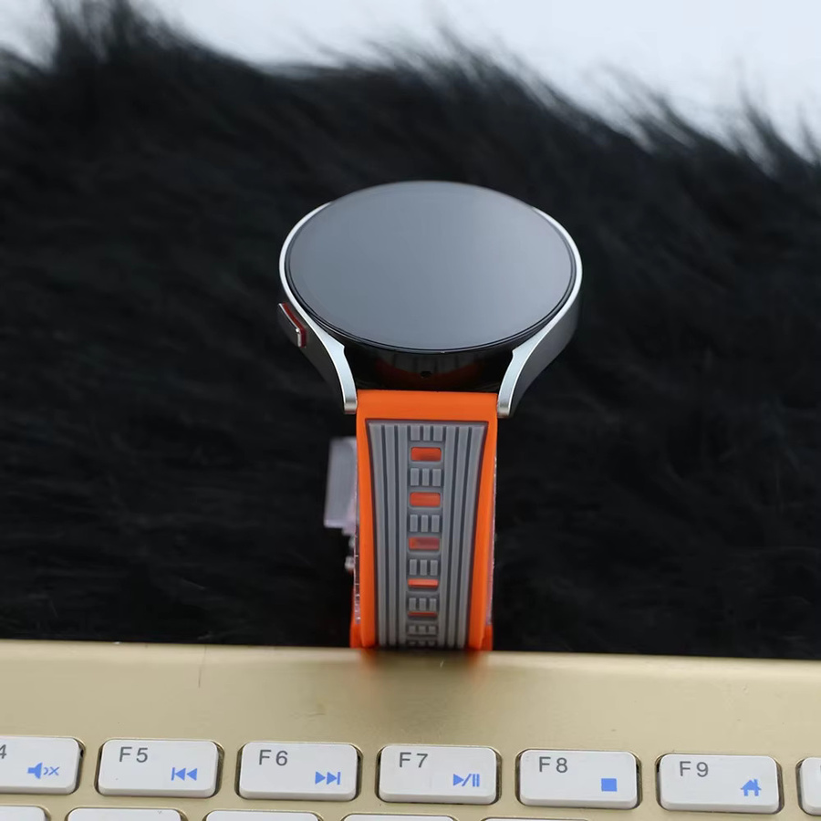 Huawei Uhrenarmband Silikon, orange, Unisex - Bild 4