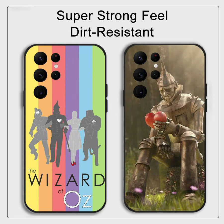 Handyhülle Wizard of Oz für Samsung S21 S22 S23 S24 S25 FE Plus Softshell Schwarz Multicolour - Bild 2
